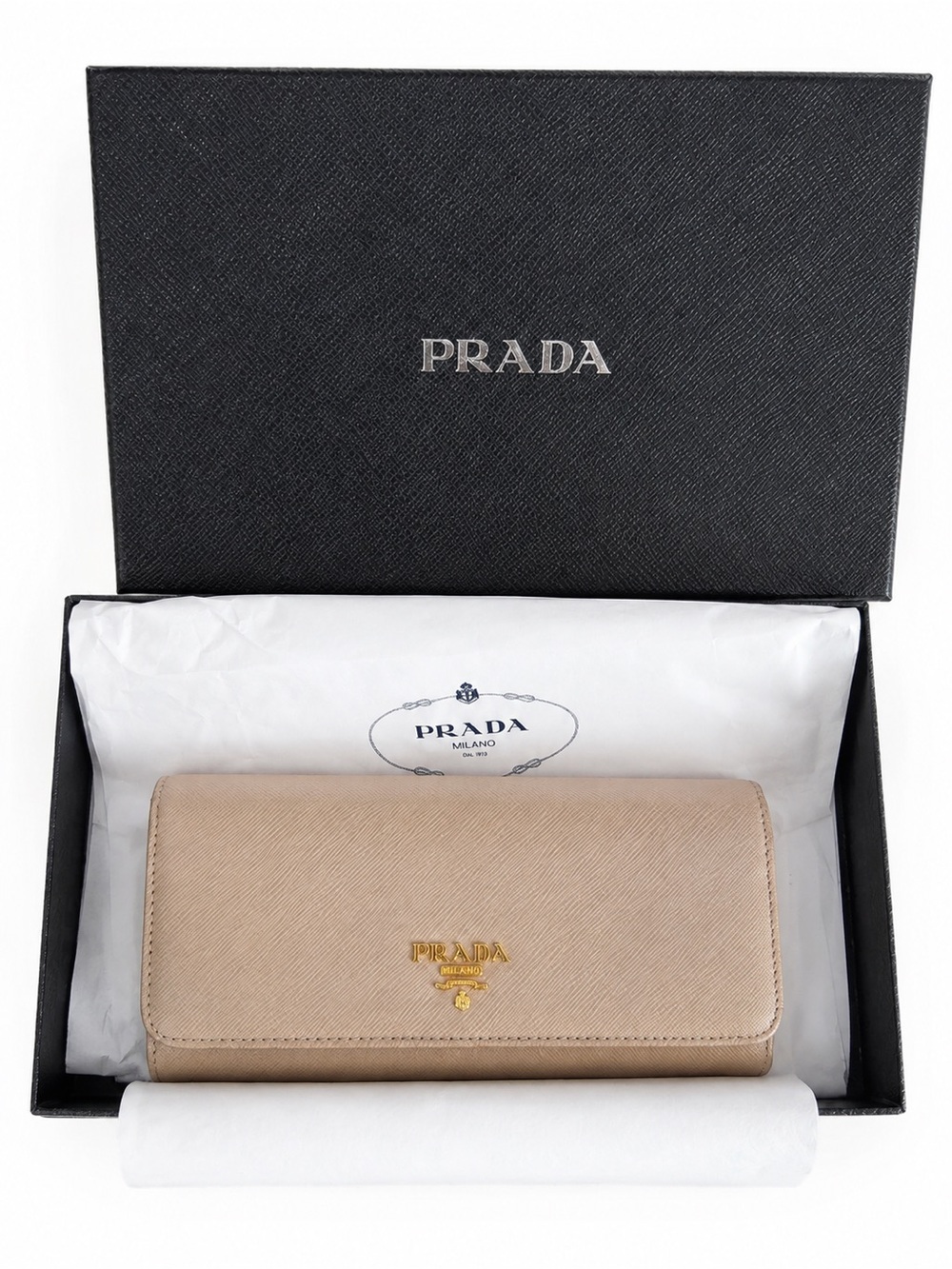 Prada Blush and Pink Saffiano Wallet